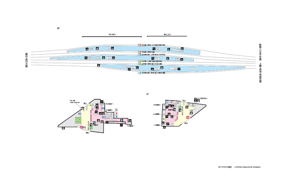 JR神田駅構内図