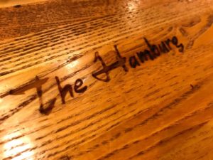 ザ・ハンバーグ刻印