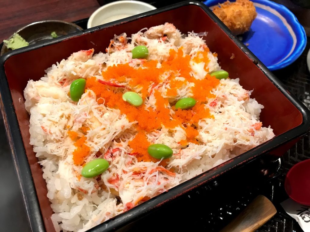 ズワイガニたっぷり！